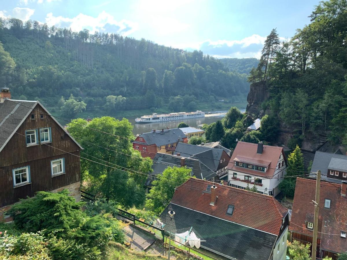 Haus Bergfriede Otel Bad Schandau Dış mekan fotoğraf
